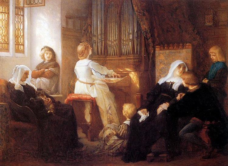 Alexandre  Cabanel Harmonie Spain oil painting art